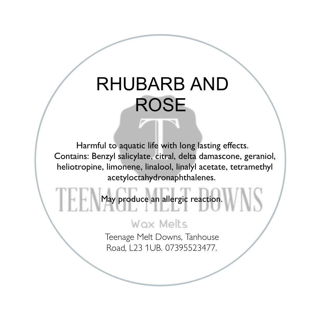 Rhubarb and Rose Snap Bar